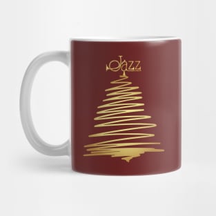 Jazz Christmas Tree Mug